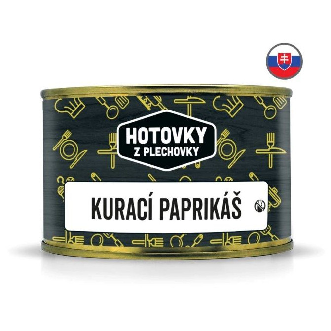 Hlavní jídlo Hotovky z plechovky Kuře na paprice 400g