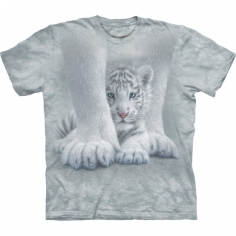 Tričko unisex The Mountain Sheltered - šedé, M