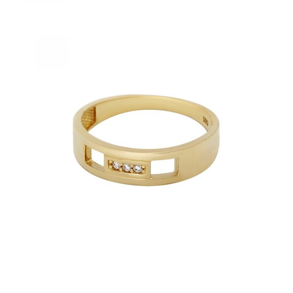 Prsten se syntetickými kameny 226-185-5226 52-2.10g