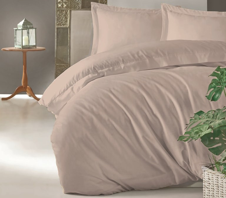 Cottonbox povlečení bavlněný satén Satin Latte - 140x220 / 70x90 cm