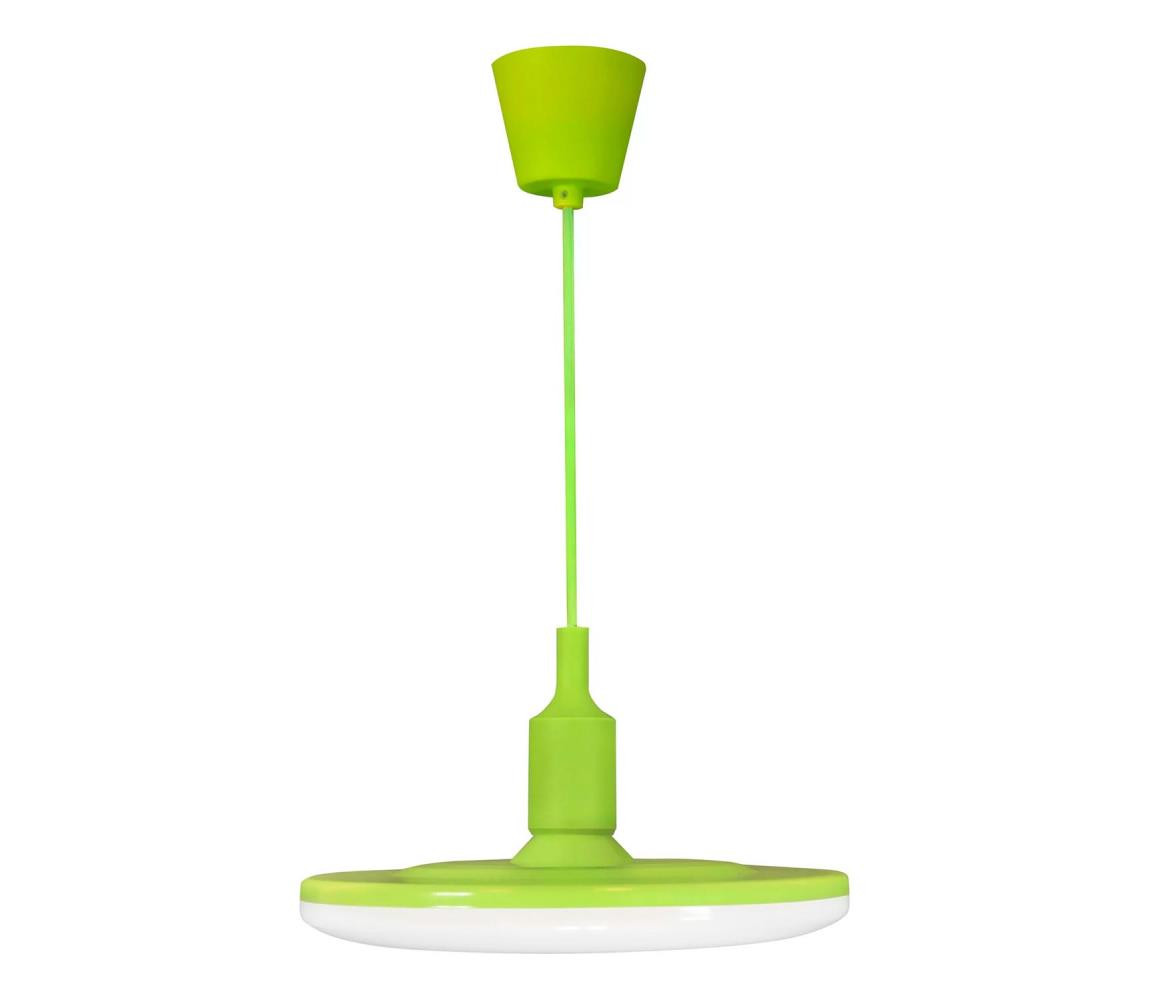 LED Závěsné svítidlo KIKI 1xE27/15W/230V zelené