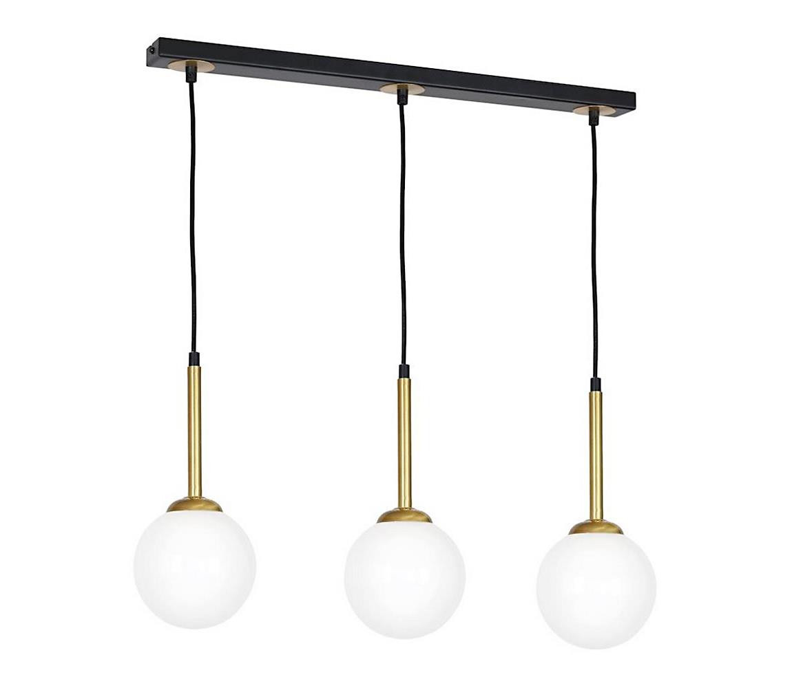 Lustr na lanku PARMA 3xE14/40W/230V černá