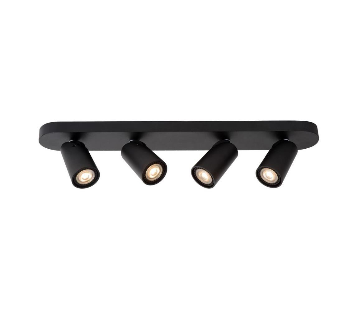 Lucide Lucide 23954/21/30 - LED Bodové svítidlo XYRUS 4xGU10/5W/230V černá