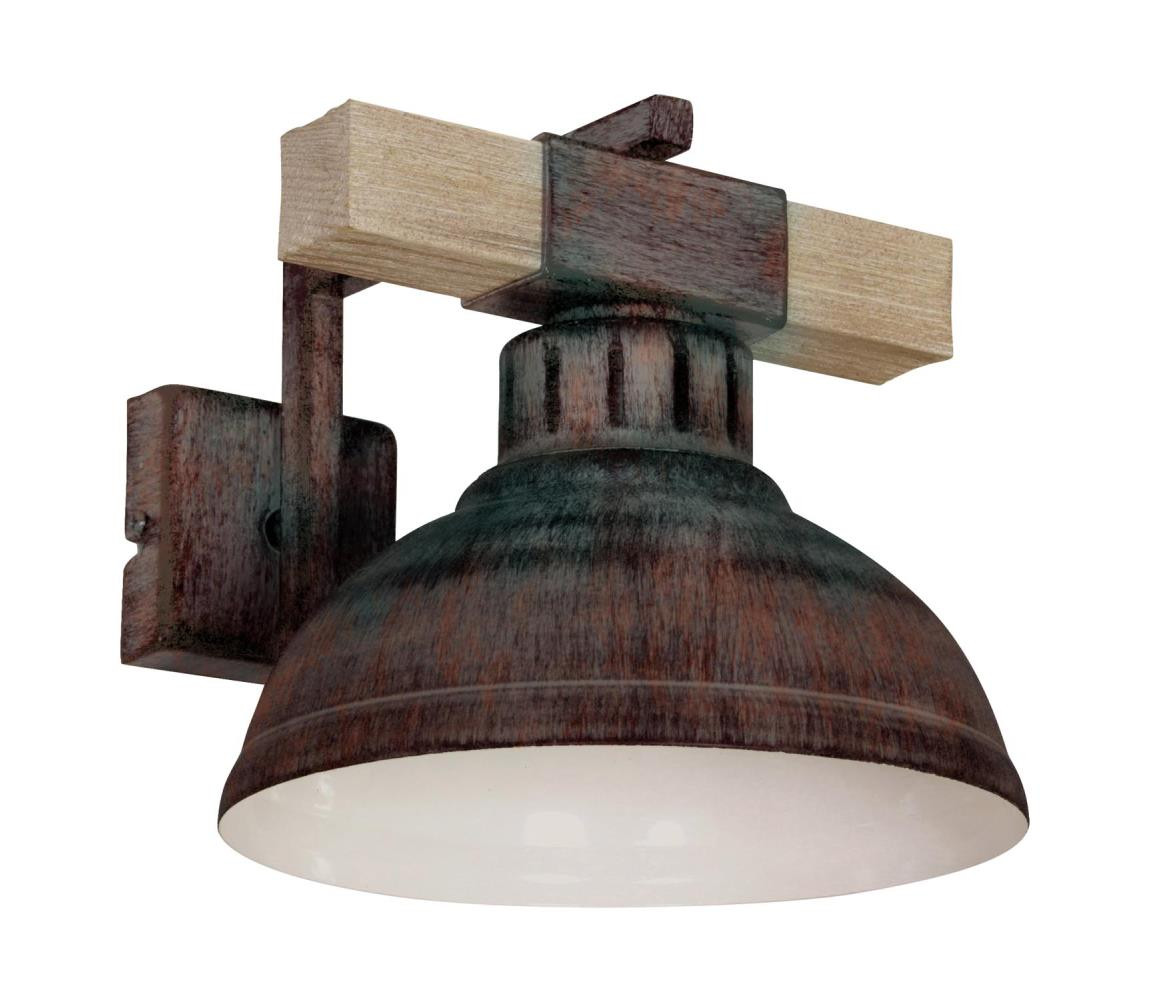 Nástěnné svítidlo HAKON 1xE27/60W/230V patina