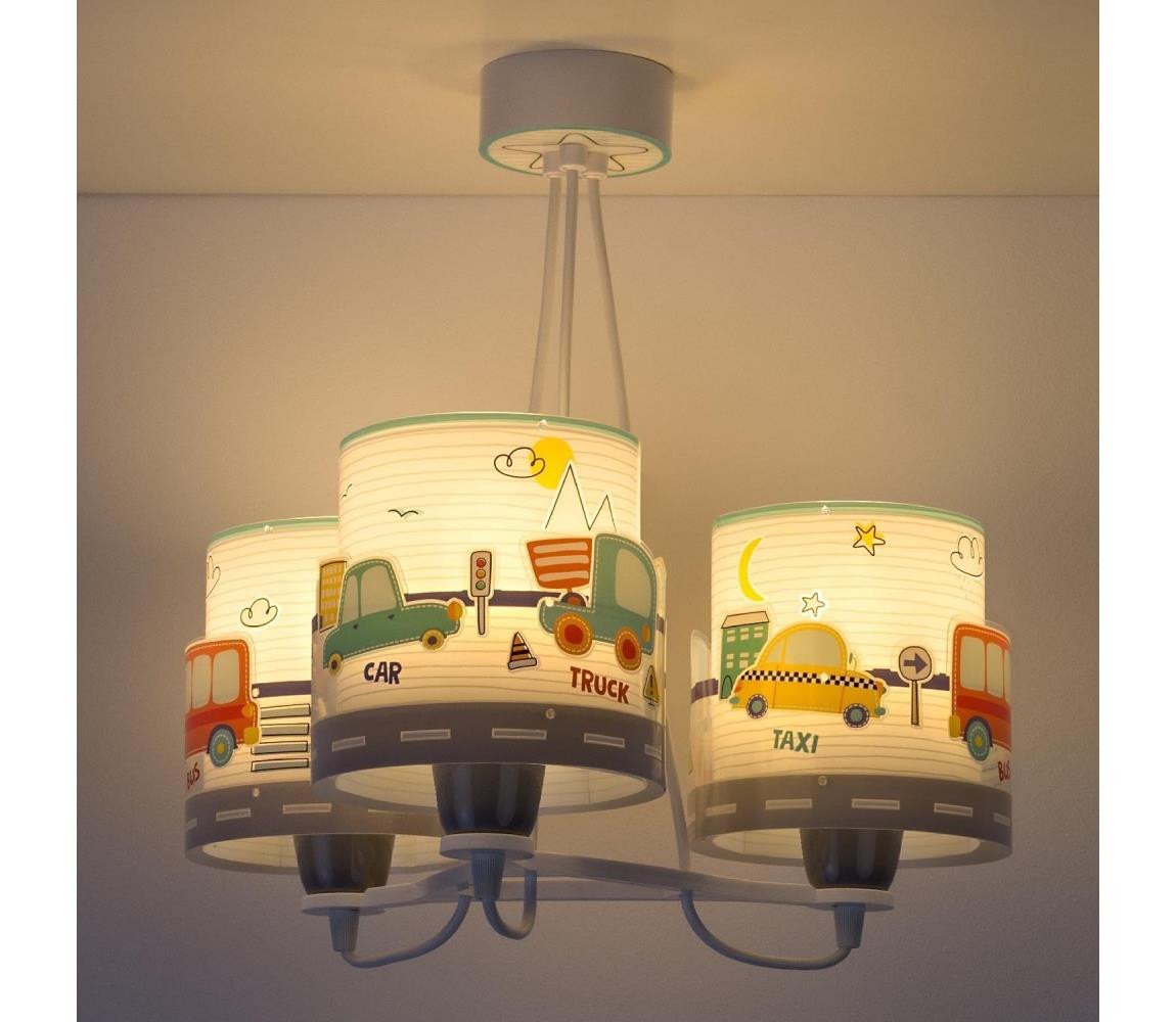 Dalber Dalber 61687 - Dětský lustr BABY TRAVEL 3xE27/60W/230V