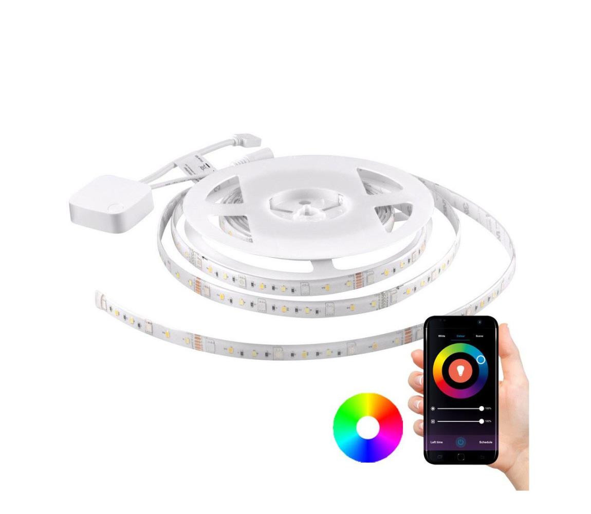 RGB LED Stmívatelný pásek Wi-Fi + hudební funkce LED/20W 5 m Tuya
