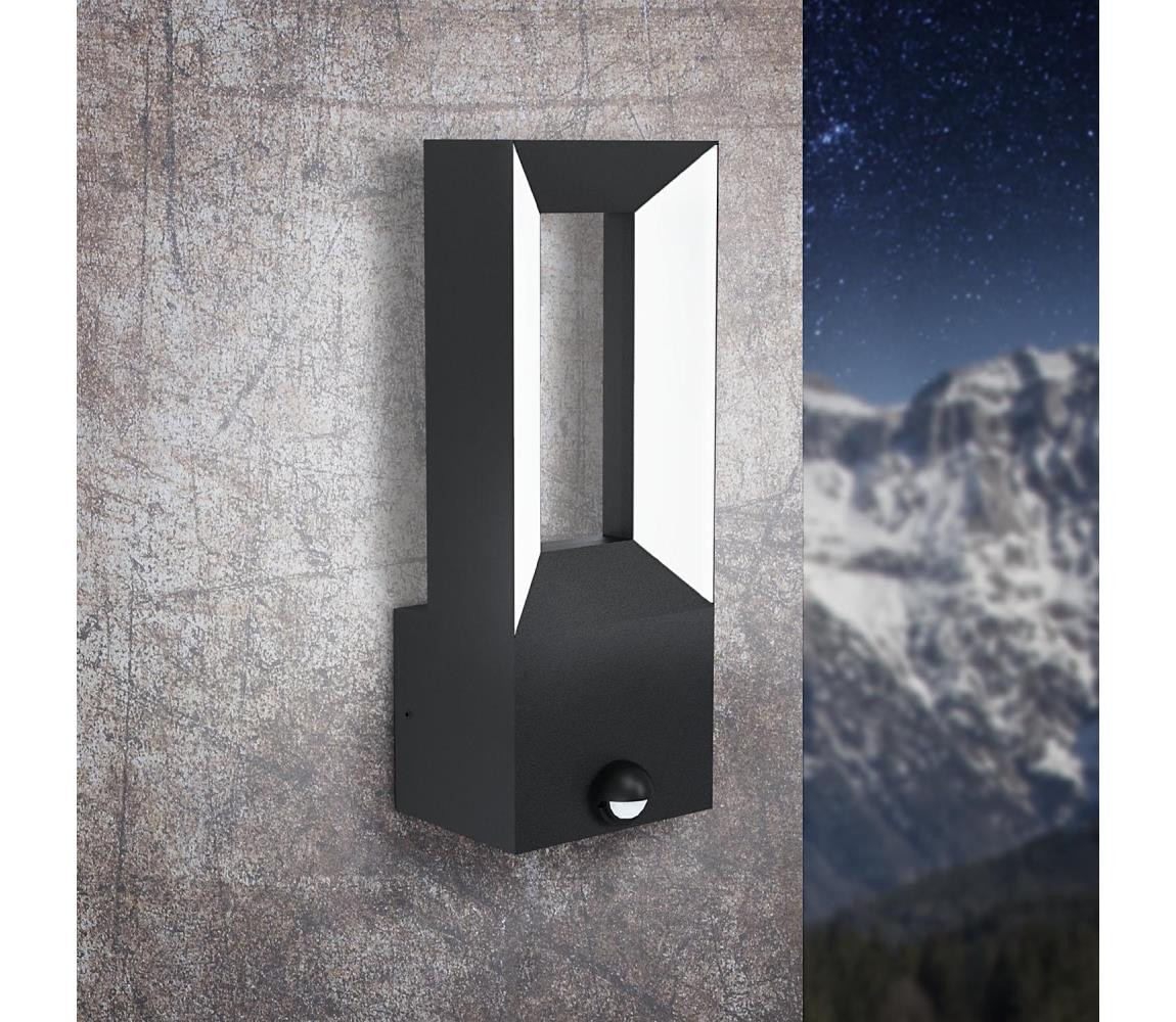 Eglo Eglo 98726 - LED Venkovní svítidlo se senzorem RIFORANO 2xLED/5W/230V IP44