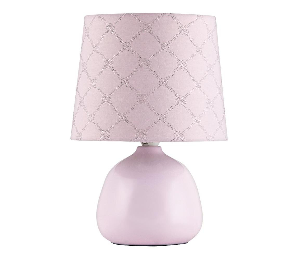 Rabalux Rabalux 4384 - Stolní lampa ELLIE E14/40W růžová