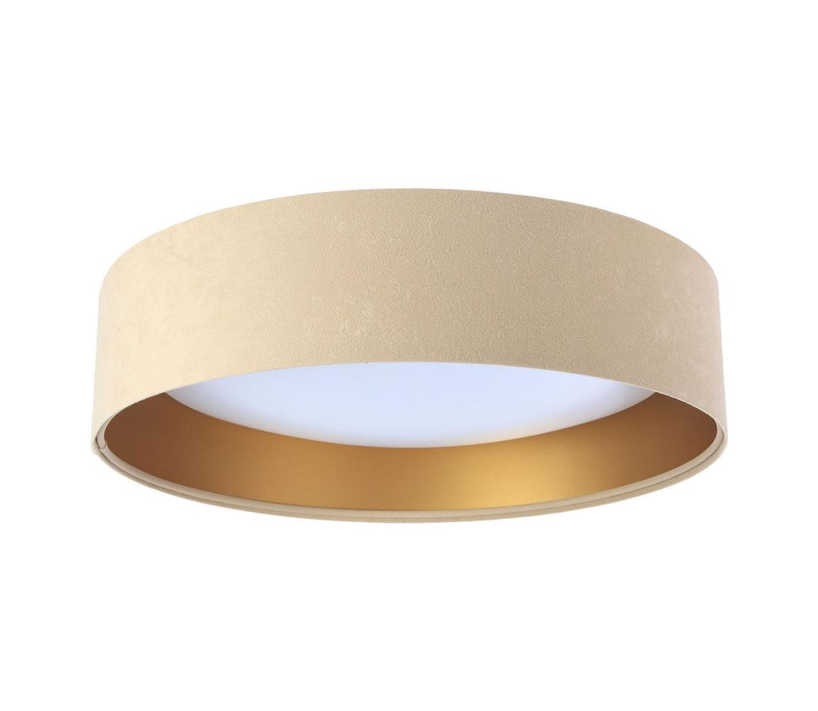 LED Stropní svítidlo GALAXY 1xLED/24W/230V béžová/zlatá