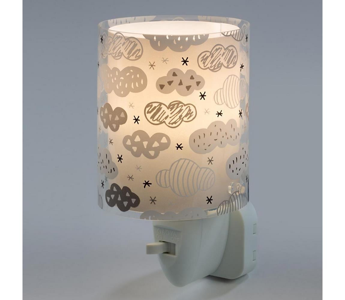 Dalber Dalber D-41415E - LED lampička do zásuvky CLOUDS 1xE14/0,3W/230V