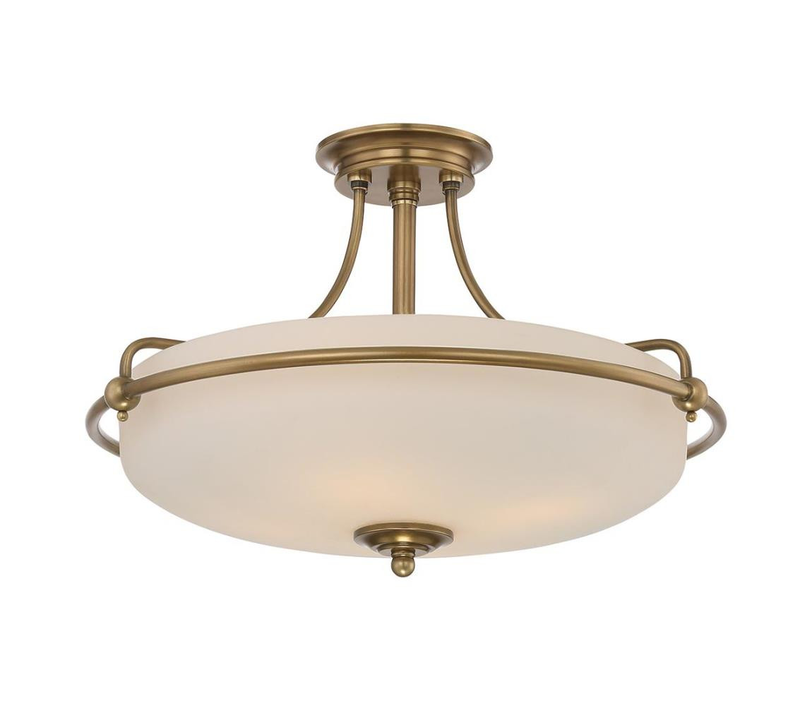 Elstead Elstead QZ-GRIFFIN-SFM-WS - Přisazený lustr GRIFFIN 4xE27/100W/230V mosaz