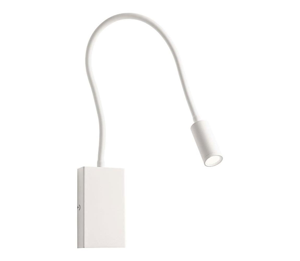 Redo Redo 01-2754 - LED Flexibilní lampička WALLIE LED/3W/230V USB CRI 90 bílá