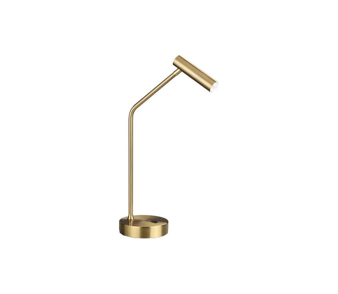 Ideal Lux Ideal Lux - LED Stolní lampa EASY LED/3,5W/230V CRI 90 mosaz