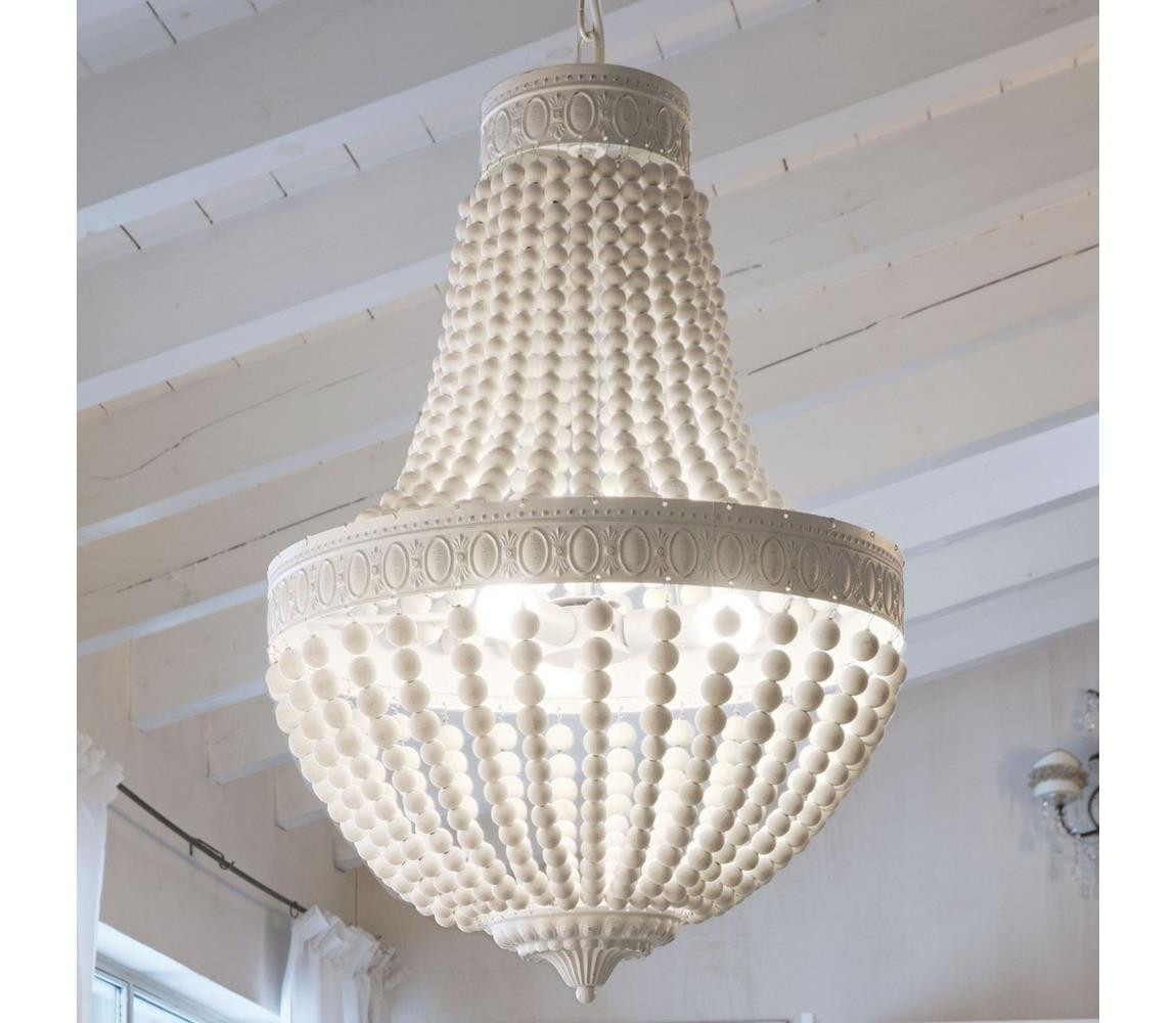 Ideal Lux Ideal Lux - Lustr na řetězu MONET 6xE14/40W/230V pr. 50 cm konopí/bílá