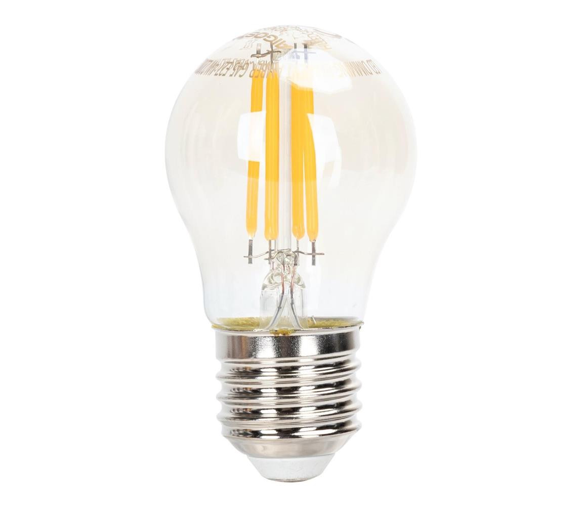 B.V. LED Stmívatelná žárovka FILAMENT G45 E27/4W/230V 2200K -