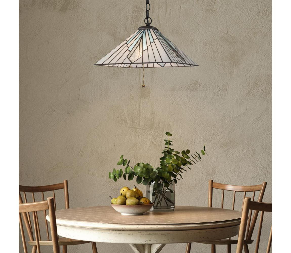 Elstead Elstead TF-ALDERLEY-P - Lustr na řetězu ALDERLEY 2xE27/60W/230V