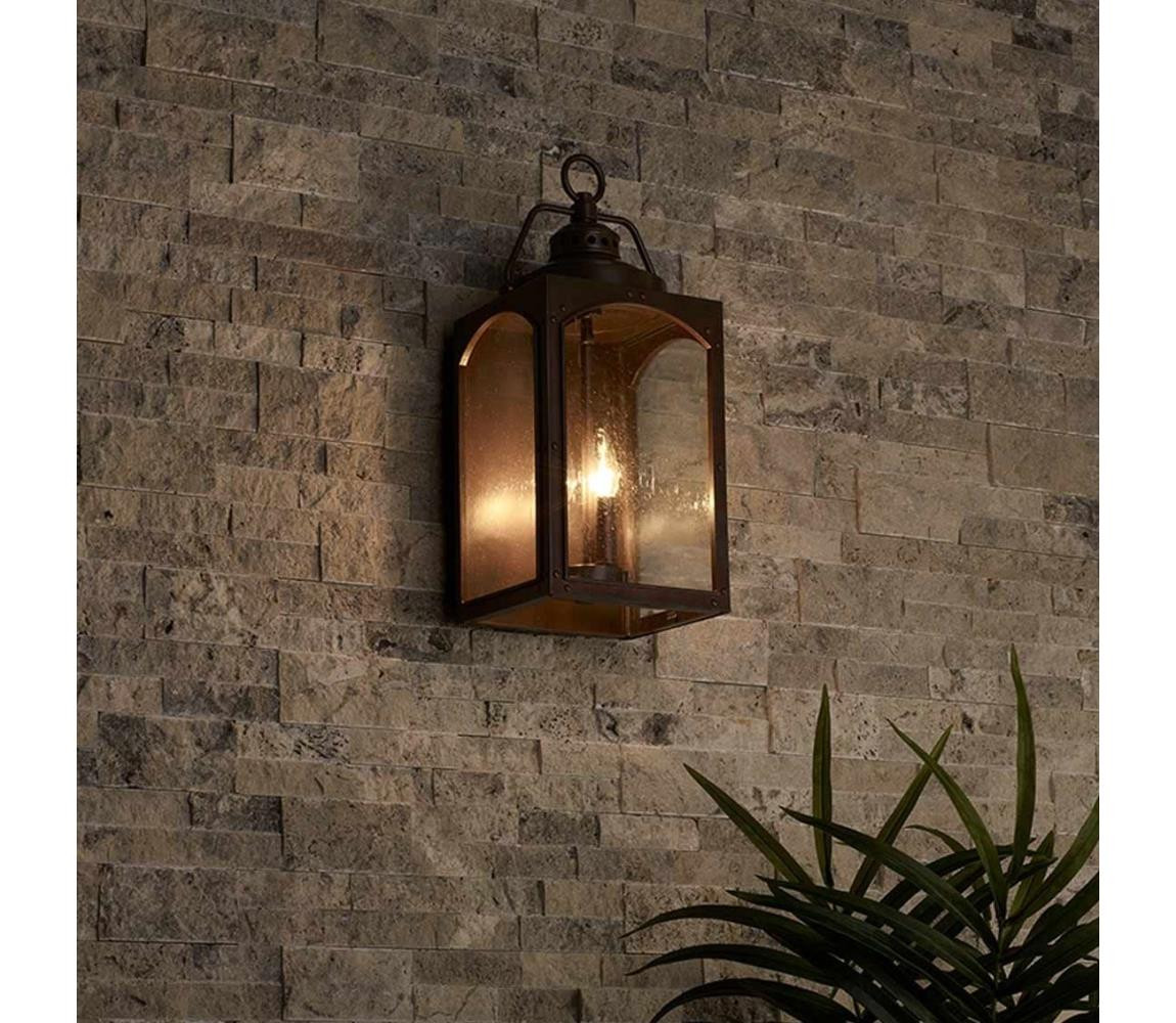 Elstead Feiss FE-RANDHURST-L-CO-Venkovní nástěnné svítidlo RANDHURST 3xE14/40W/230V IP44