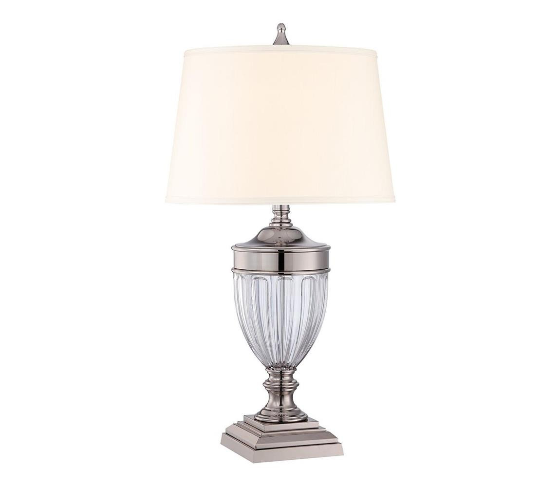 Elstead Quoizel QZ-DENNISON-PN - Stolní lampa DENNISON 1xE27/60W/230V lesklý chrom
