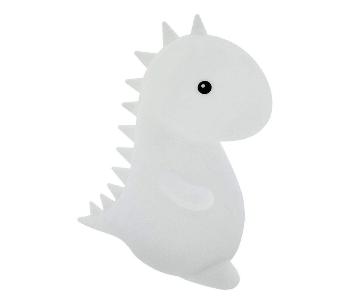 LED RGBW Stmívatelná dětská dotyková lampa LED/1W/5V USB 1200 mAh dinosaur