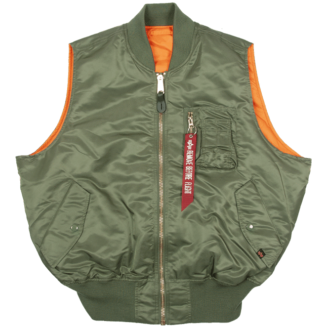 Alpha Industries Vesta  MA-1 Vest Heritage šalvějová M