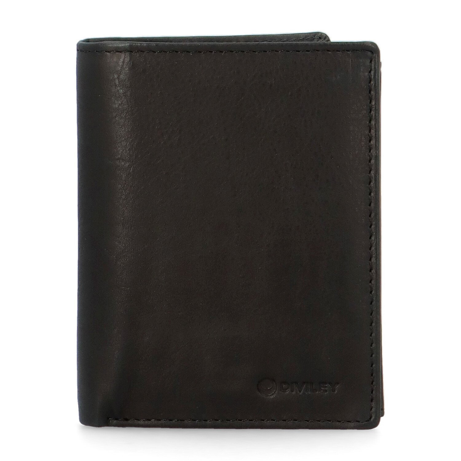 Pánská kožená peněženka černá - Diviley Maredy černá