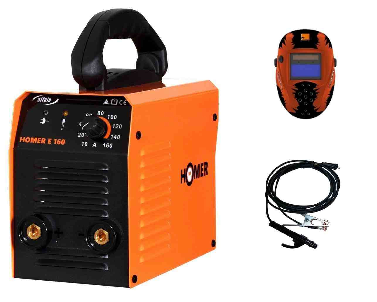Homer E 160 Varianta: SET 1: svářečka s výbavou v popisu stroje + kukla eco 5.0530