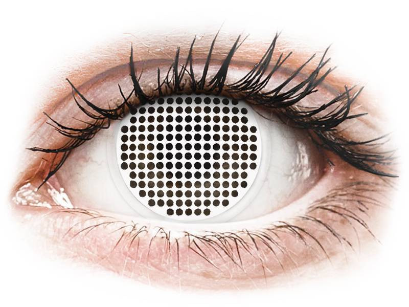 Maxvue Vision ColourVUE Crazy Lens - nedioptrické (2 čočky) White Screen