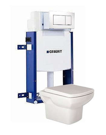 Geberit Kombifix 110.302.00.5 SET NERO SIGMA 30 BÍLÁ - SET(110.302.00.5, 115.883.KJ.1, G4/463, OLKGNE04DAK00, OLKGYM00DRP24)