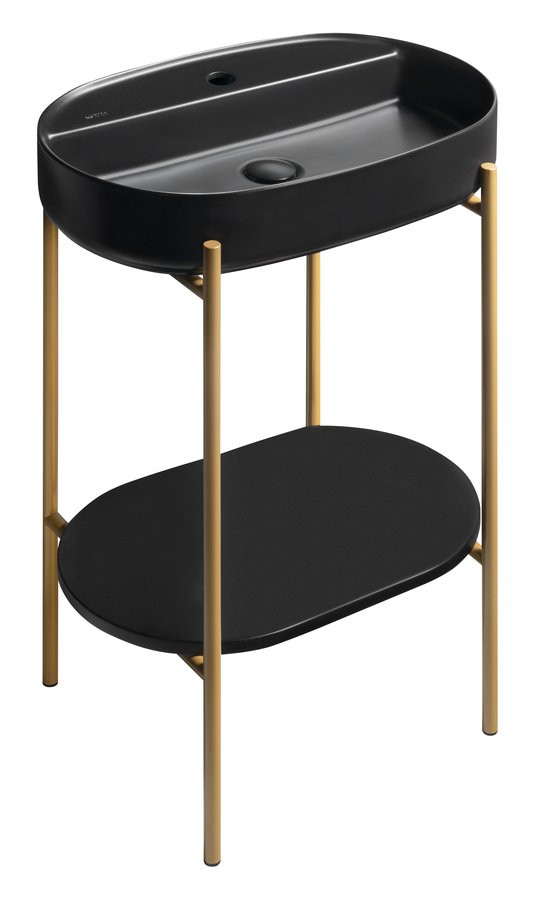 Sapho PUNO podstavec s umyvadlem 600x860x396mm, zlato mat