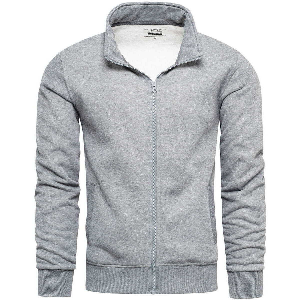 Recea  Pánská mikina na zip Bladeus šedá  Šedá