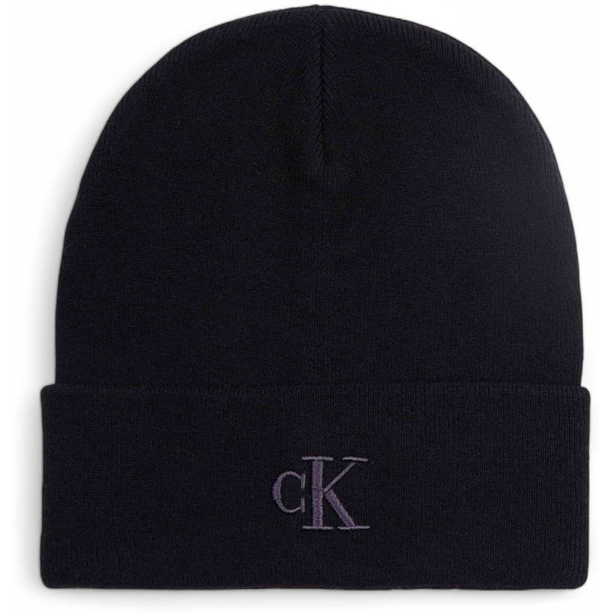 Calvin Klein Jeans  THICK EMBROIDERY BEANIE K50K512461  Černá