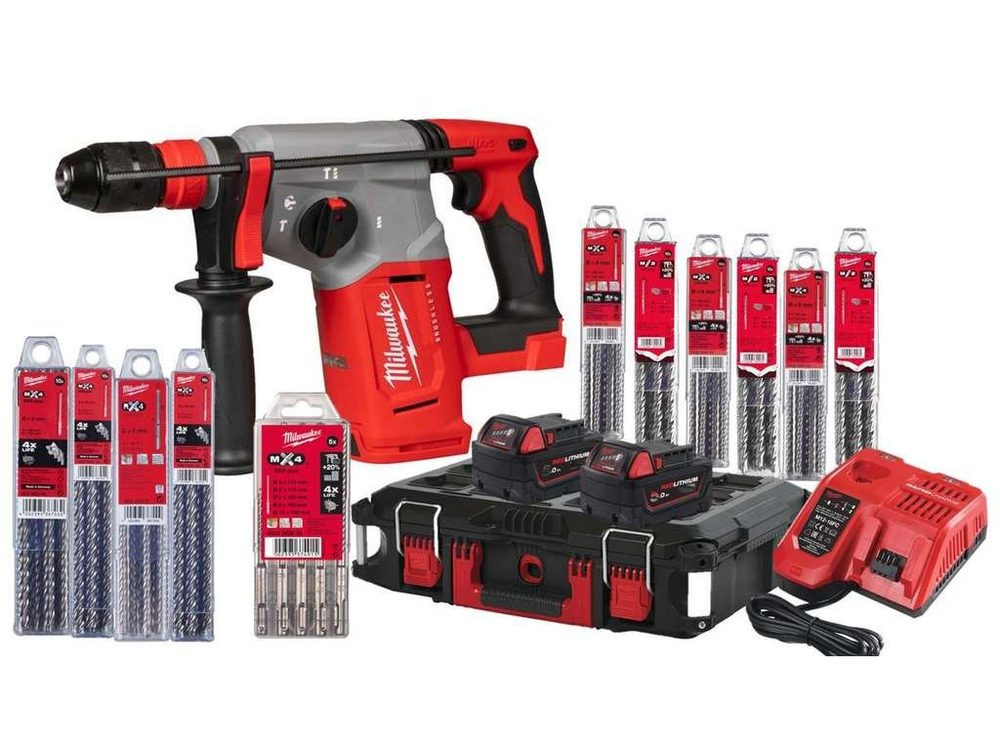 Aku kombinované kladivo Milwaukee M18 BLHX100P-502P 4933498243