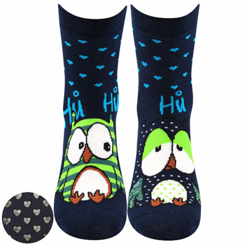 Ponožky dámské Boma Pruhana ABS 12 - tmavě modré, 39-42