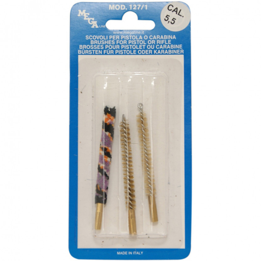 Náhradní kartáčky čištění cal.5,5mm 3 ks