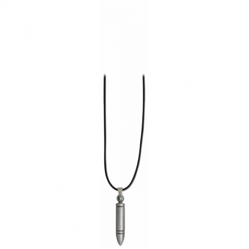 Přívěsek s kulkou Barbaric - stříbrný