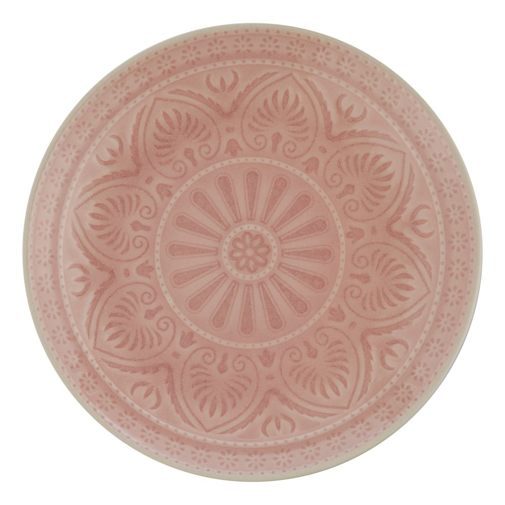 SUMATRA Talíř 25 cm - sv. růžová