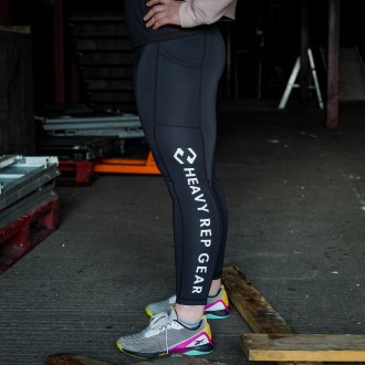 Heavy Rep Legíny Kinetic - černé HR3