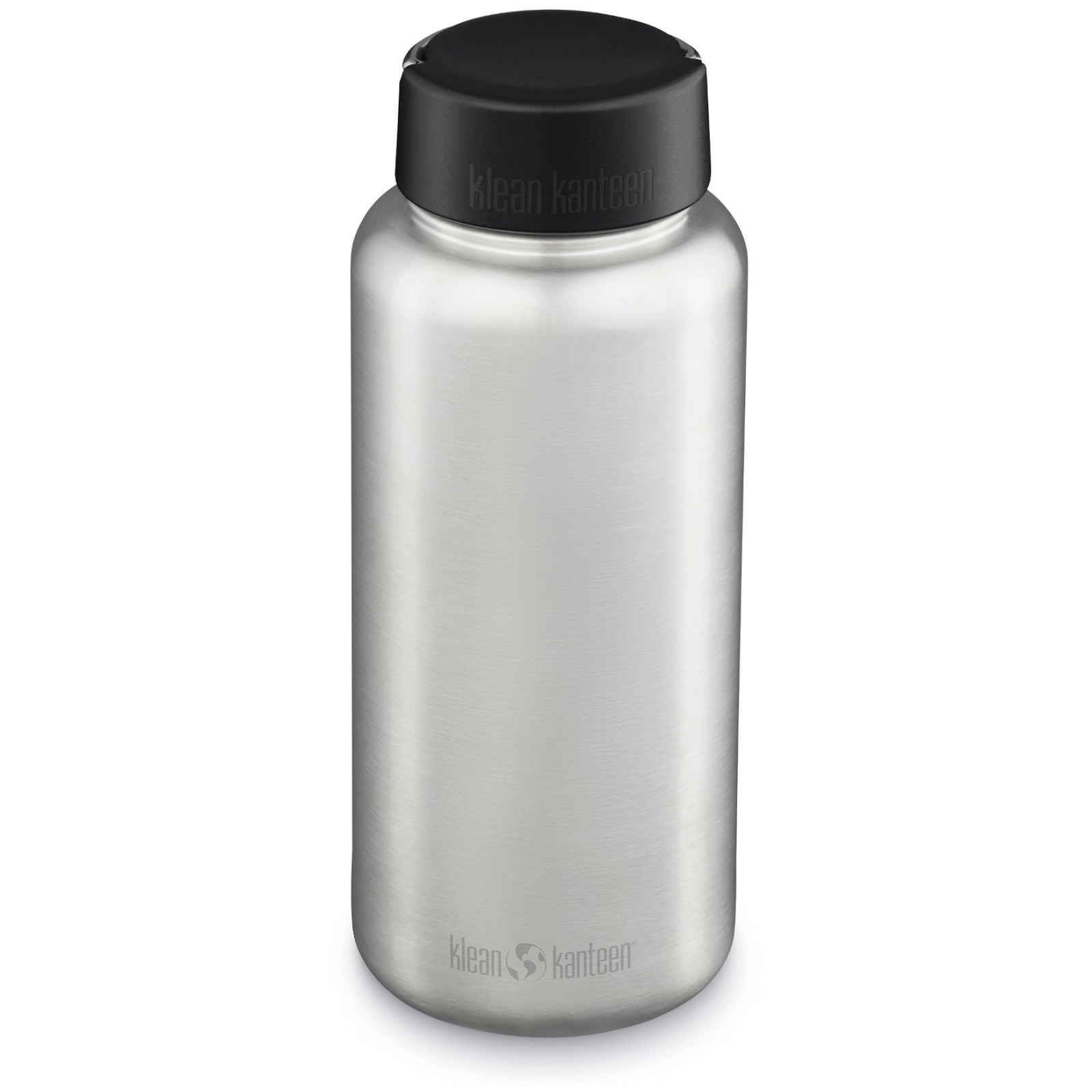 Nerezová lahev Klean Kanteen Wide w/Wide Loop Cap - brushed stainless 1182 ml Barva: stříbrná