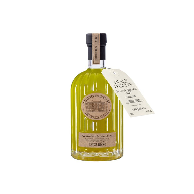 Bio extra panenský olivový olej PDO NEW HARVEST 500 ml, Estoublon