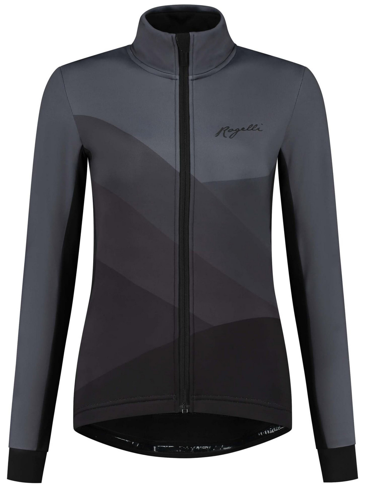 Dámská sportovní bunda Rogelli FARAH volnějšího střihu, černá L