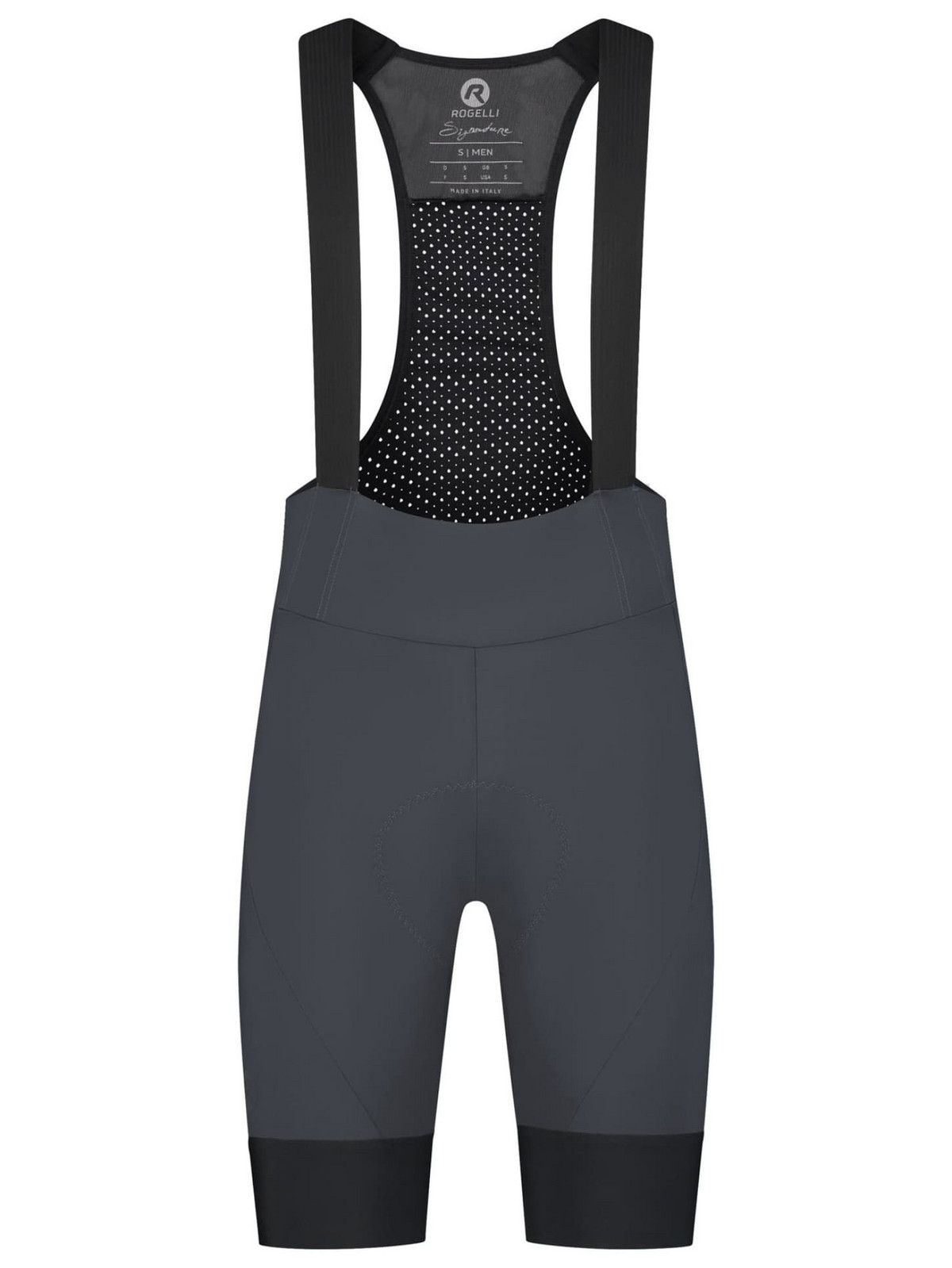 Exclusivní cyklokraťasy Rogelli SIGNATURE s gelovou cyklovýstelkou, šedé 2XL