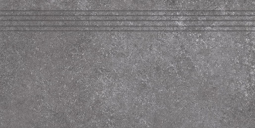 Schodovka Fineza Abe tmavě šedá 30x60 cm mat SCABE36DGRR