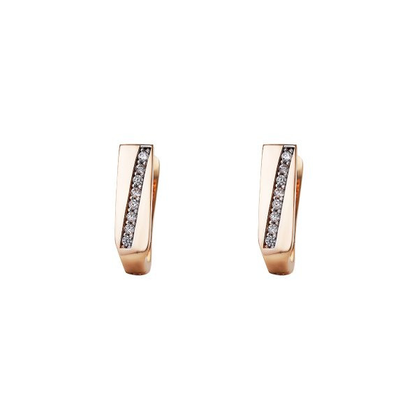 Náušnice se syntetickými kameny 536-185-005103 2.75g