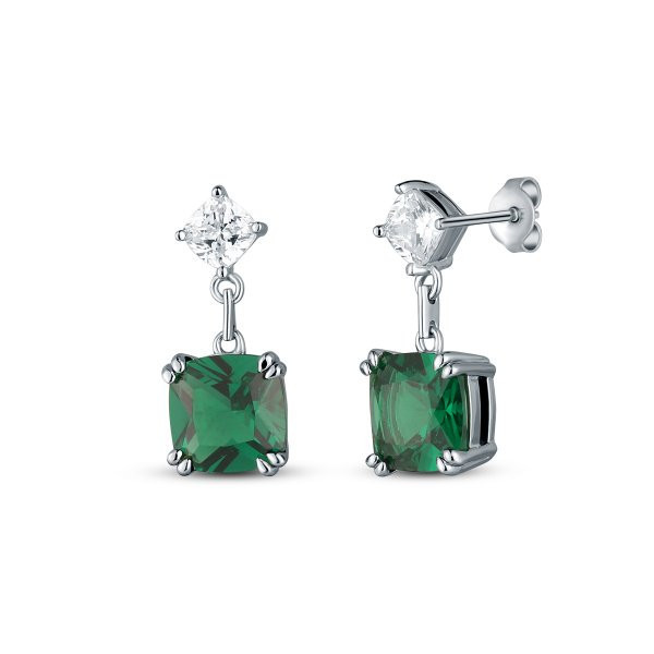 Náušnice se syntetickými kameny 136-391-TZ2687-0000