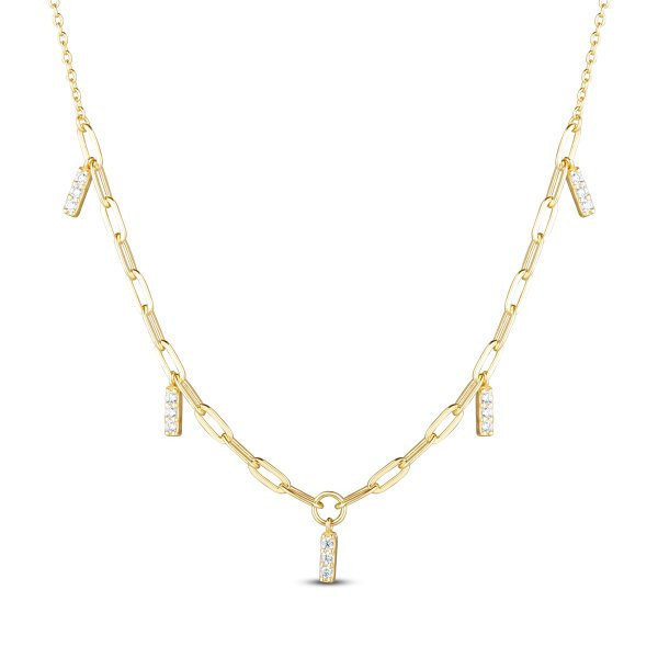 Náhrdelník se syntetickými kameny 676-596-540900-0000