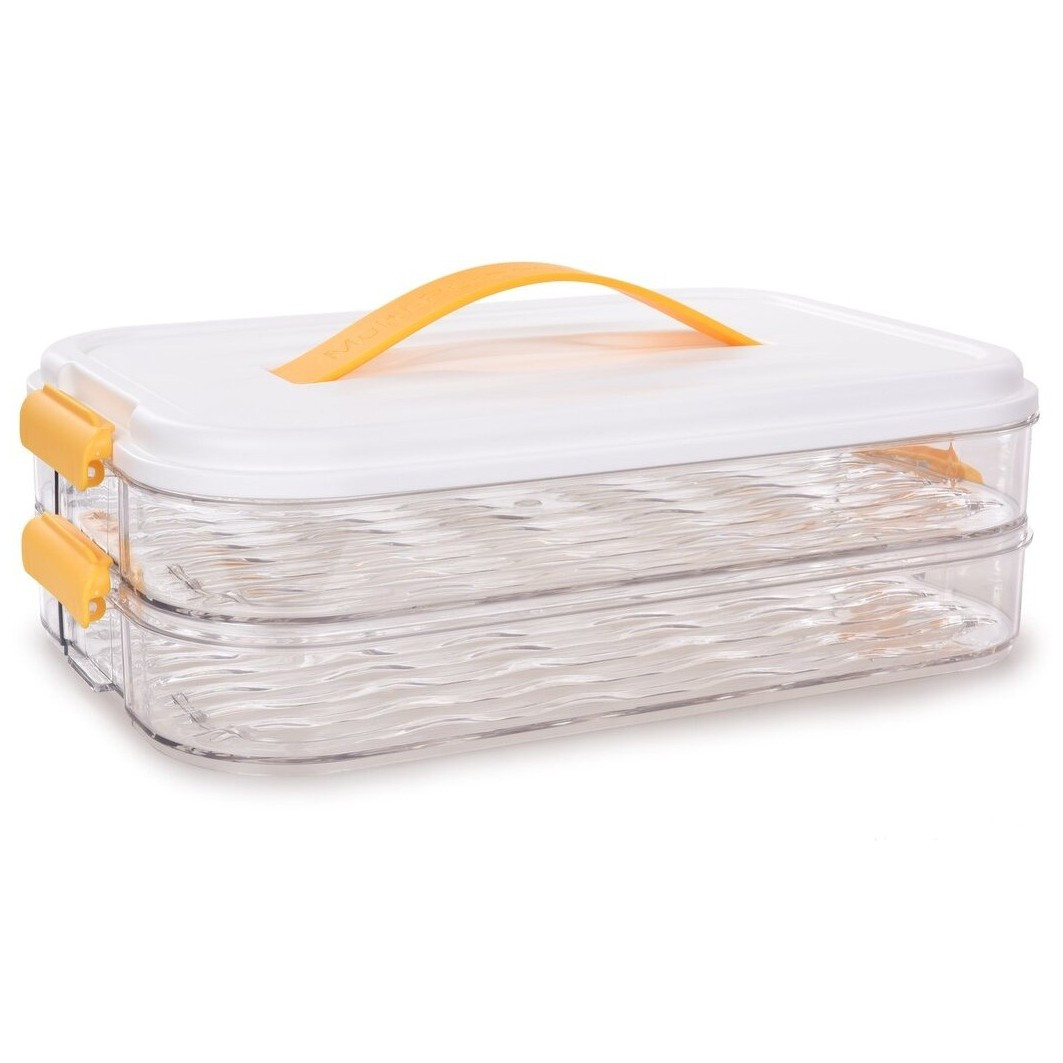 DEDRA Dvoupatrový box na cukroví