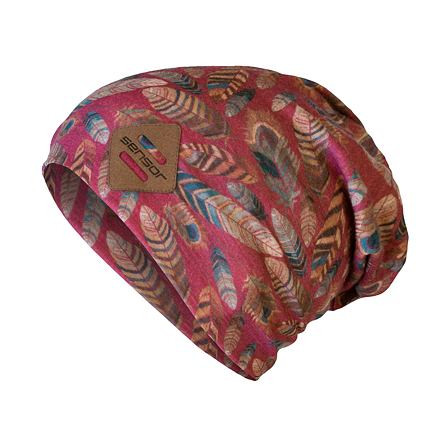 SENSOR ČEPICE MERINO IMPRESS lilla/feather Velikost: M 8592837077086