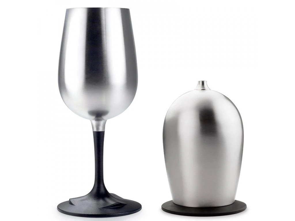 GSI Outdoors Glacier Stainless Nesting Wine Glass 319 ml 090497633058