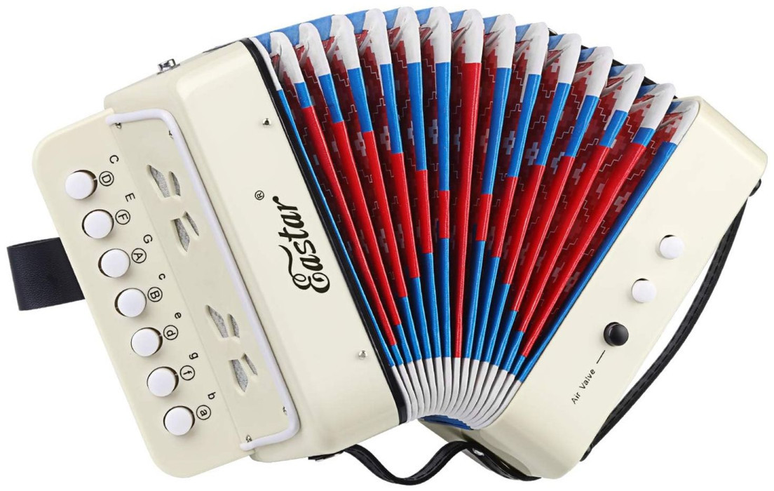 Eastar Kids Accordion - White