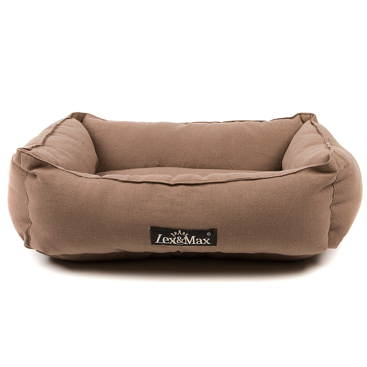 Lex & Max Luxusní pelíšek pro psa Lex & Max Tivoli 40 x 50 cm | hnědý